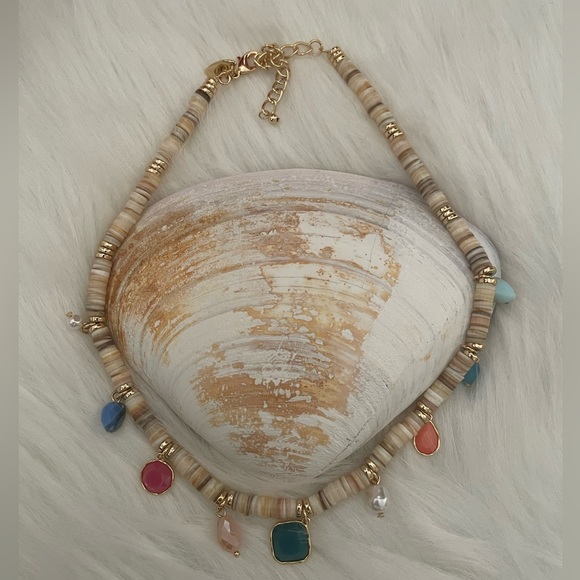 Gold-Tone Mixed Charm Beaded
Statement Necklace, 17" + 3" extender - Picture 8 of 12